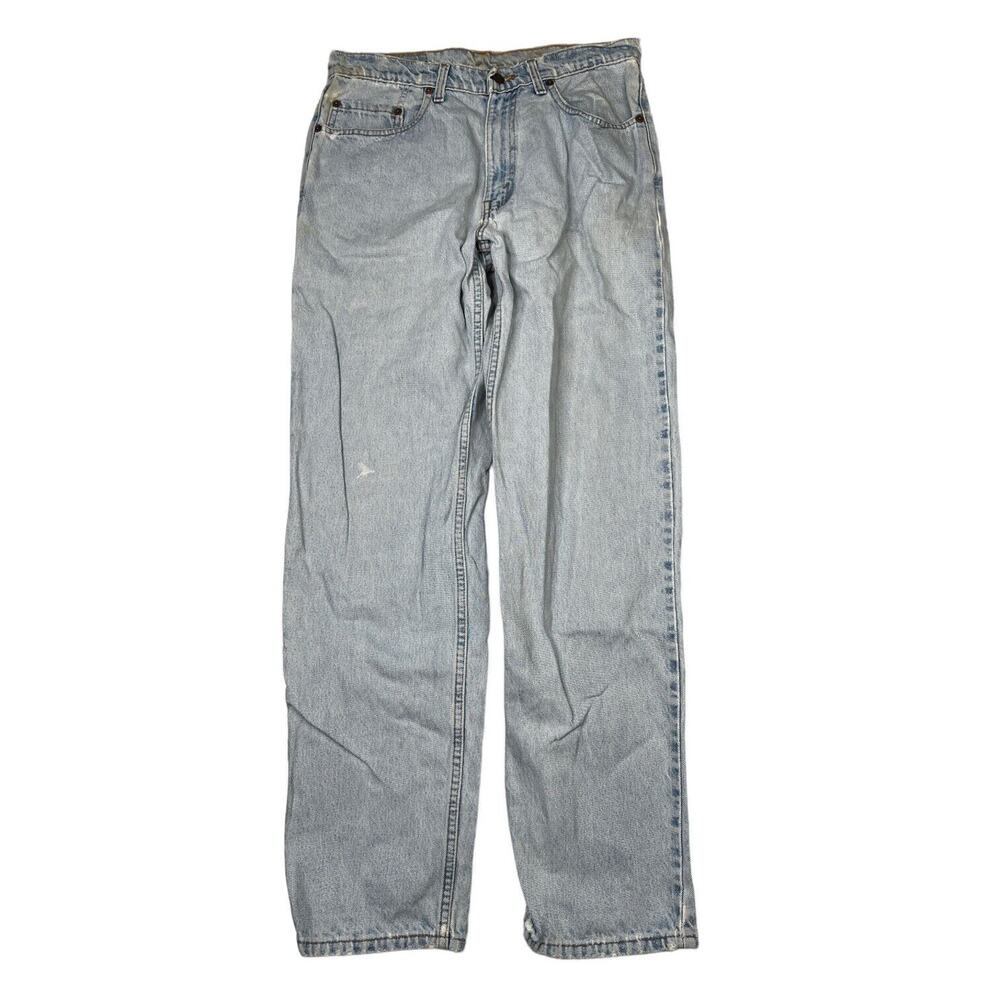 Levi’s VTG 90s 550 Relaxed Fit Jeans FLAW USA Light Wash Mens 33x32